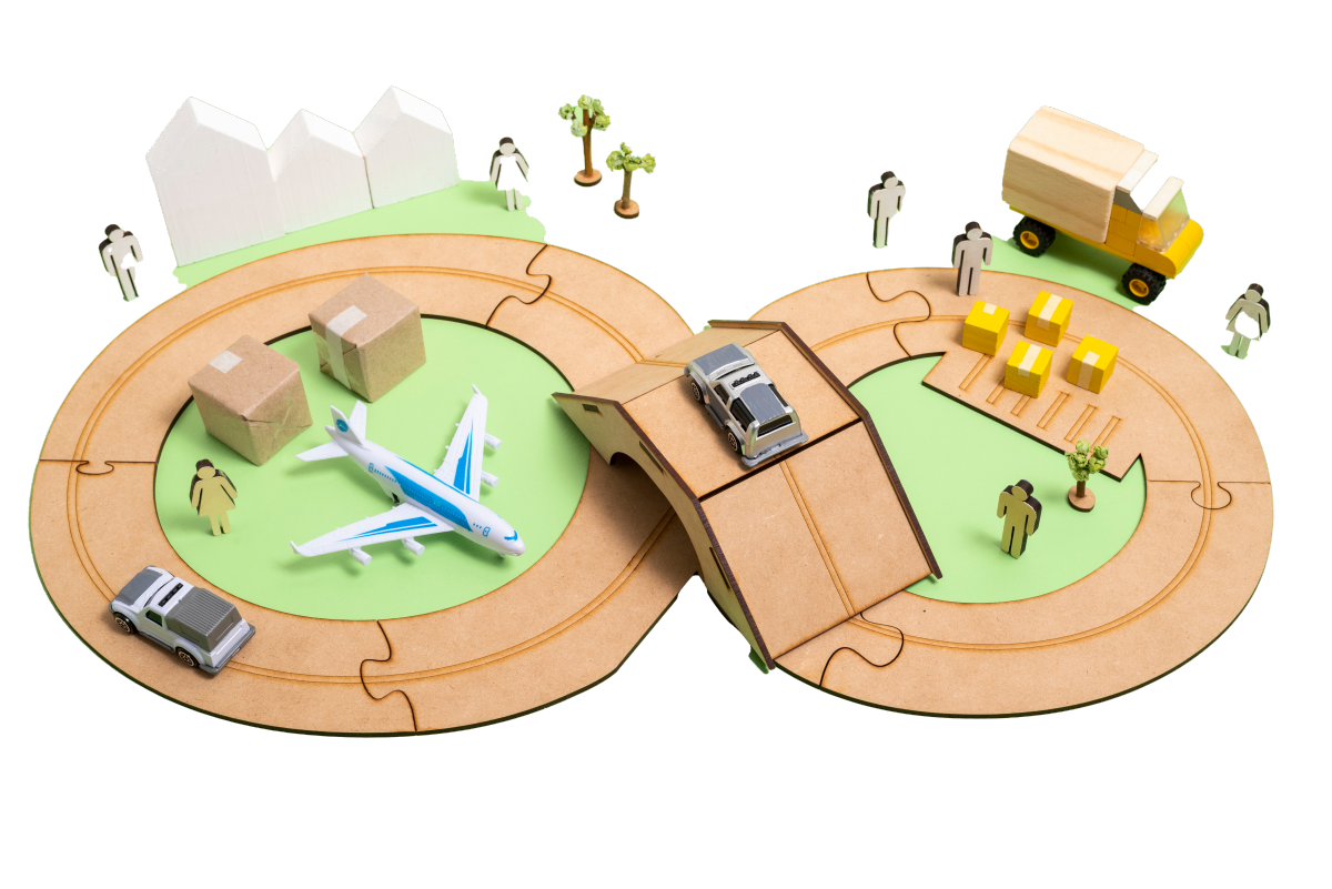 still life supply chain representation new